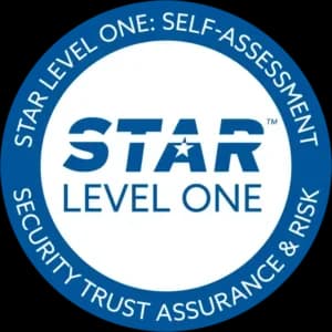 CSA STAR Level 1 badge