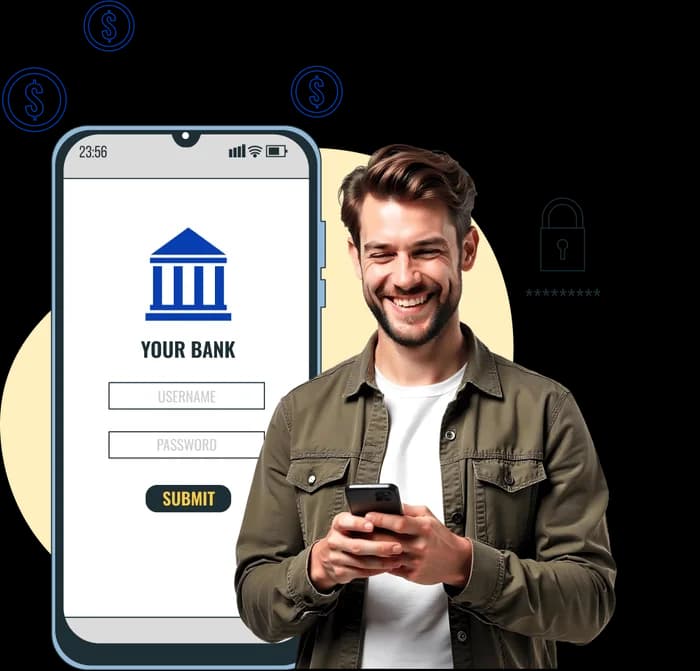 Member registering for device biometric authentication